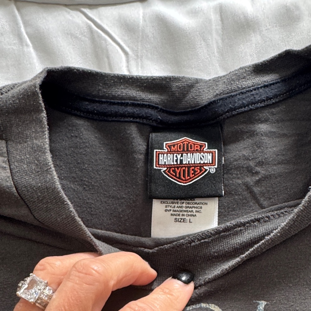 Harley-Davidson Men’s grey 2 pack Graphic T-Shirt - Picture 6 of 7
